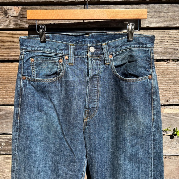 Levi’s 501XX Selvedge Denim Jean in Dark blue wash: Size W32 L32 - Picture 5 of 8